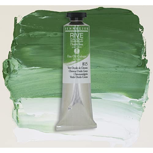 Image of Sennelier Rive Gauche Artist Oil Color 40 ml Chrome Oxide Green