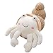 LIUCHANG Plüschspielzeug - niedliche kleine Krabbe Figur Cartoon Tier Plüschtier Kinder 35 cm 45 cm (Farbe: Rosa Größe: 45 cm) liujiapeng55 (Color : White, Size : 45cm)