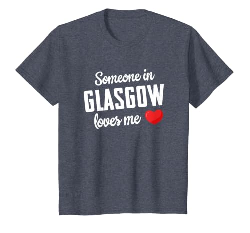 Glasgow T-Shirt, Youth, Heather Blue, Small