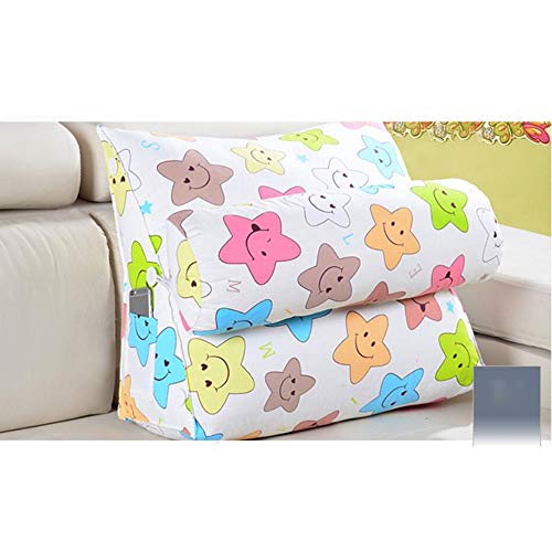 FYMDHB886 Pillow Bed cushion Triangle pillow Sofa office bay window lumbar pillow Lumbar Headrest Waist pillow Three-speed adjustment Washable