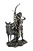 Veronese Design 12 1/4 Inch Artemis Goddess of Hunt and Wilderness Cold Cast Resin Greek Statue Bronze Finish Sculpture