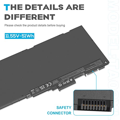 Image of ASUNCELL TA03XL 854108-850 CS03XL Laptop Battery for hp 840 G4 Battery Hp EliteBook 755 G4 840 848 G4 850 G4 Series hp ZBook 14U 15U G4 Notebook HSTNN-IB7L