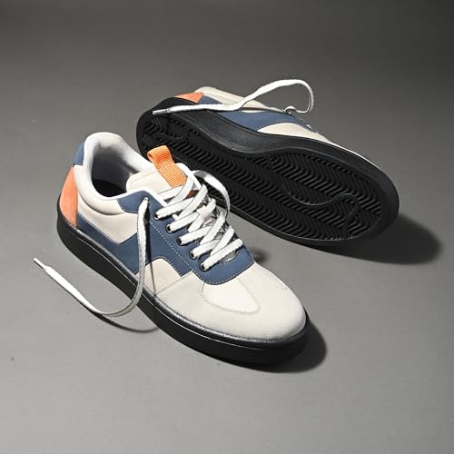 Image of Cruiser Men's Color Block Sneakers | Cushioned Insole Comfortable Shoes | Trendy & Stylish Modern Sneakers | Durable TPR Sole Casual Walking Footwear (2653)