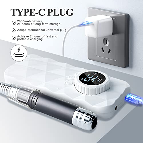 Saviland Lima Eléctrica para Uñas Profesional Portátil miniatura 2