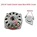 TC-Motor 6 Tooth Clutch Drum Gear Box 68 Tooth Rear Chain Sprocket 25H Chain (136 Links) For 2 Stroke 47cc 49cc Minimoto Pocket Bike 4 Wheeler Quad ATV