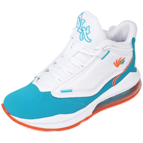 Tênis Masculino Six Street Ankaa (Branco/Turquesa, BR, Adulto, Numérico, 38)