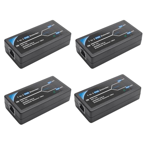Extension POE pour Caméra IP avec Amplificateur Réseau 2 Ports Ethernet