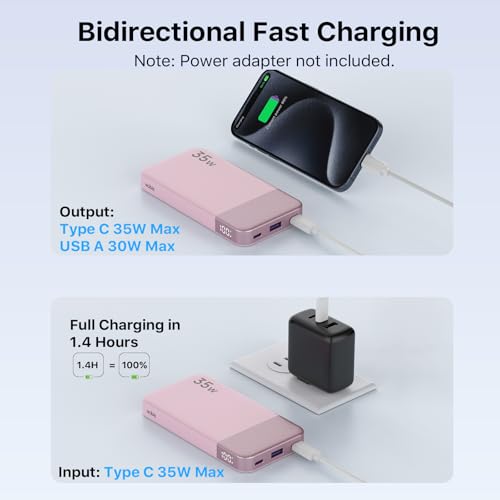 NOBIS Power Bank 35W 10000mAh Portable Charger - image 3