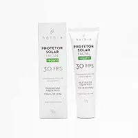 Herbia Protetor Solar Facial Pele Oleosa 30 Fps Natural E Vegano Branco