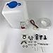 Car Styling Washer Tank Pump Bottle Kit Universal 12V 1.8L Windshield Wiper Systems Reservoir