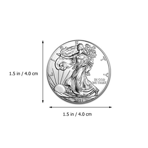 WINOMO Moedas Americanas Colecionáveis ??De 2021 Moedas de Águia de Prata Eua Moeda Eua Moeda Comemo