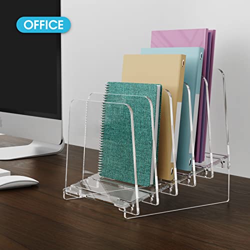MaxGear Incline File Organizer File Holder 5 Sections, File Folder