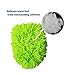 HeGangLy 2 Pack Car Wash Mitt Microfiber Chenille Car Wash Mitt Scratch Free for Cars Cleaning,Home Cleaning Mitts(Green/Blue).
