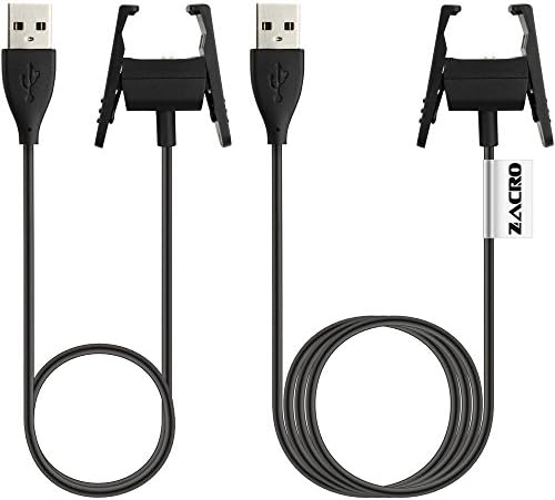 Zacro Fitbit Charge 2 Charger 2Pcs Replacement USB Charger