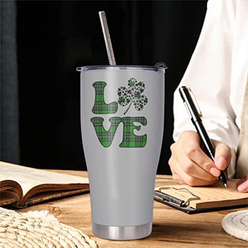 Wmeyiseyiy Taza térmica de acero inoxidable con doble pared, aislado al vacío, taza de viaje con tapa, multicolor, 900… - Imagen 7