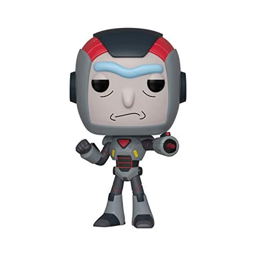 Funko- Pop Figura de Vinilo: Animación: Rick & Morty S6-Rick in Mech Suit Coleccionable, Multicolor, Estándar (40248)