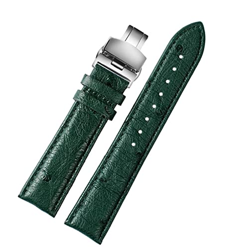 Bracelet en cuir de vache motif bambou avec boucle papillon élégante