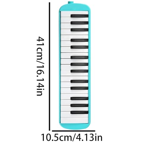 Clavier portable 32 touches mélodica avec tube long pour débutant