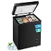 FOHERE Gefriertruhe 70L, Schwarz