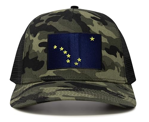 Image of International Tie State Hat for Men and Women, Adjustable Snapback Trucker Baseball Cap with Embroidered Patch