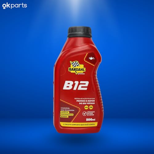 Aditivo oleo motor bardahl motores alc/gas bardahl b12 plus 500ML