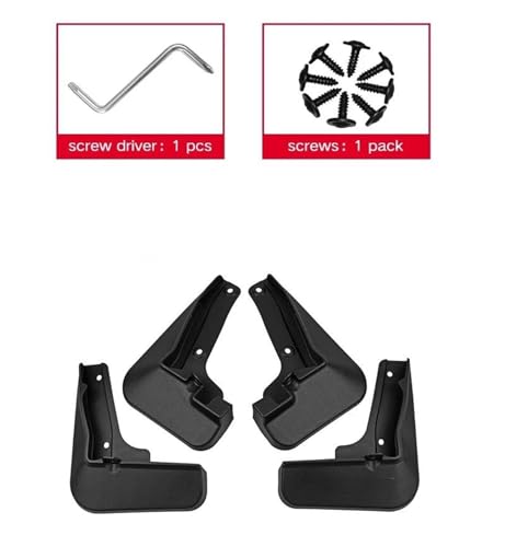 Salpicaderas Crosstrek 2024 protectoras: kit de 4 piezas contra impactos de barro 3