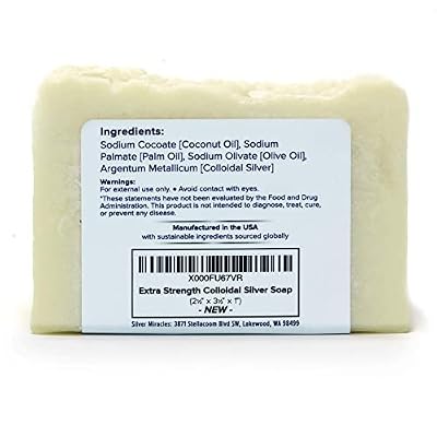 Silver Miracles - Extra Strength Colloidal Silver Soap - Two Pack