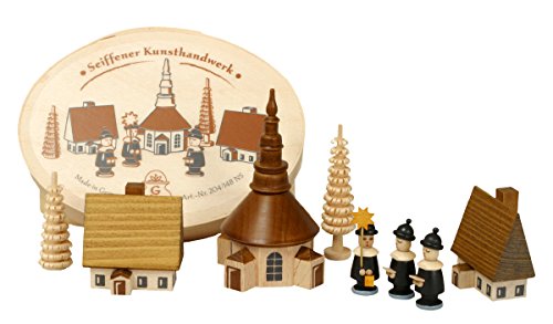 Carolers du village de Seiffen : ravivez la magie des Noël d'antan en famille