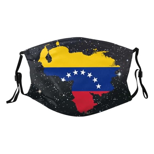 Flag of Venezuelan Adult Dust Mask Adjustable Dust Face with 2 Filter82