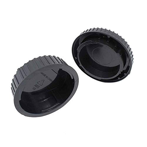 Front Body Cap And Rear Lens Cap Cover For Nikon D7500 D7200 D7100 D7000 D5600 D5300 D5200 D5100 D3500 D3400 D3300 D3200 D3100 D850 D810 D800 D750 D600 D90 D80 More Nikon F Mount Dslr And Lens #TOP1