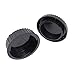 Front Body Cap and Rear Lens Cap Cover for Nikon D7500 D7200 D7100 D7000 D5600 D5300 D5200 D5100 D3500 D3400 D3300 D3200 D3100 D850 D810 D800 D750 D600 D90 D80 More Nikon F Mount DSLR and Lens