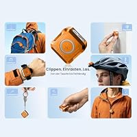 Sofirn SE1 Mini Taschenlampe Schlüsselanhänger, 300 Lumen EDC Taschenlampe mit UV-Licht, RGB-Licht, Magnet & USB-C, wiederaufladbar, CNC Metallgehäuse für Alltag, Notfall & Outdoor (Orange) – Ansicht 3