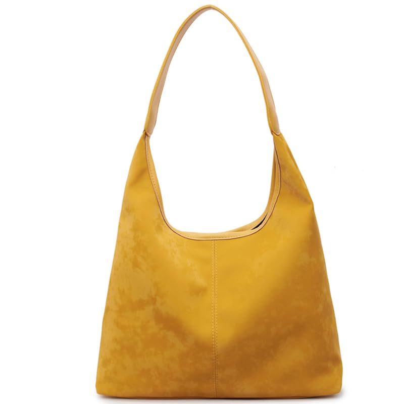 Sac hobo jaune pour femme : fini le manque de place avec ce grand sac bandoulière
