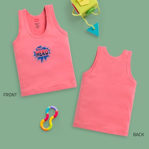 Image of LuvLap Baby Boys Regular Fit 100% Cotton Vest