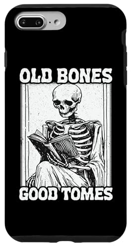 Old Bones Good Tomes Book Lover Bookworm �X�P���g���u�b�N �X�}�z�P�[�X iPhone 7 Plus/8 Plus �p