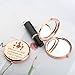 AKTAP Fairy Tale Gifts Princess Fans Compact Mirror I Will Sit with You in The Dark Makeup Mirror for Women