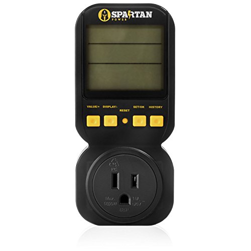 Monitor de uso de electricidad de Spartan Power Power Power W Met