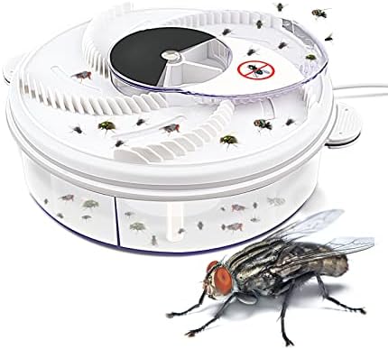 Yaciw Electric Fly Trap, Fly Trap Pest Device Insect Catcher Automatic Flycatcher Fly Trap Pest Reject Control Catcher Insect Repellents Tools