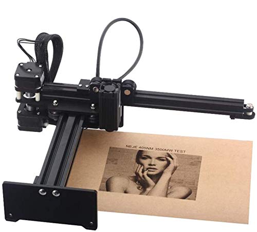 Graviermaschine, Laser-Graviermaschine, tragbar, Auto-Logo, Laser, Basteln, mit Schutzbrille, Mini-Graviermaschine, Arbeitsbereich 150 mm x 150