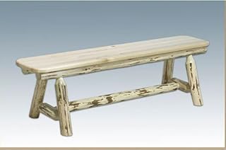 Six Foot Long Plank Style Bench