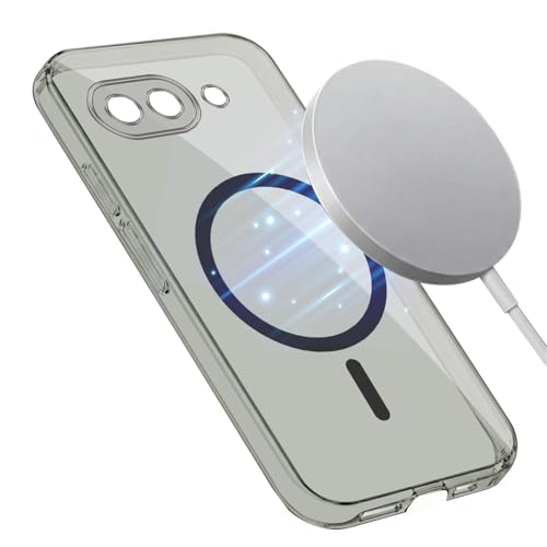 Image of Jkobi Lifetime Anti-Yellow MagSafe Compatible Clear Back Case Cover for Google Pixel 9A (Sleek Hard Crystal | Shockproof and Camera Protection)