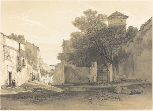 Toile nordique Via Porta Pinciana Rome, impression haut de gamme