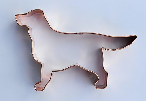 ecrandal Golden Retriever dog copper cookie cutter