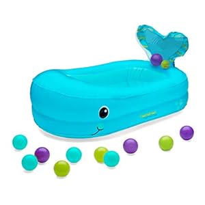 Infantino – Whale Bubble Ball Inflatable Bath Tub – Teal
