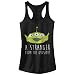 Disney Women's Pixar Toy Story Alien Believe Racerback Graphic Tank Top, Black, M