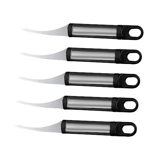 Alipis 5pezzi Taglierina per Pulizia della Lenza dei Gamberetti Strumento per Sbucciare i Gamberetti Design del Gancio Coda per Facile Riposto e Asciugatura