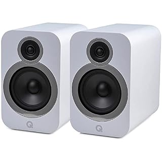 Q Acoustics 3030i Blanc Enceintes Bibliothèques (la Paire) - Les Beatles, Paul McCartney, John Lennon, RIngo Starr, George Harrison