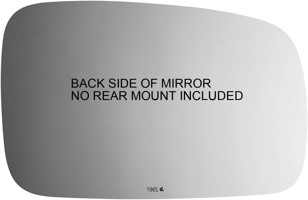 Fits 03-09 Sorento, Left Driver Mirror Glass Lens with Adhesive, USA, Without Backing Plate