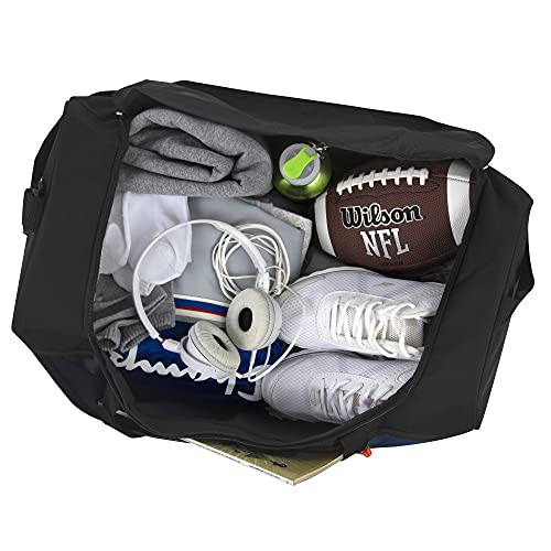 24 Pack Bulk Duffel Bags with Compartments; 55 Liter 24 Inch Duffle Bags for Travel, Large for Men and Women3