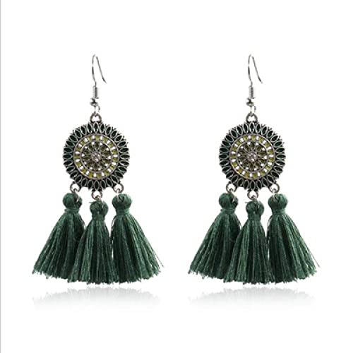 LittRur Dámské náušnice - Pendientes bohemios de girasol Cover